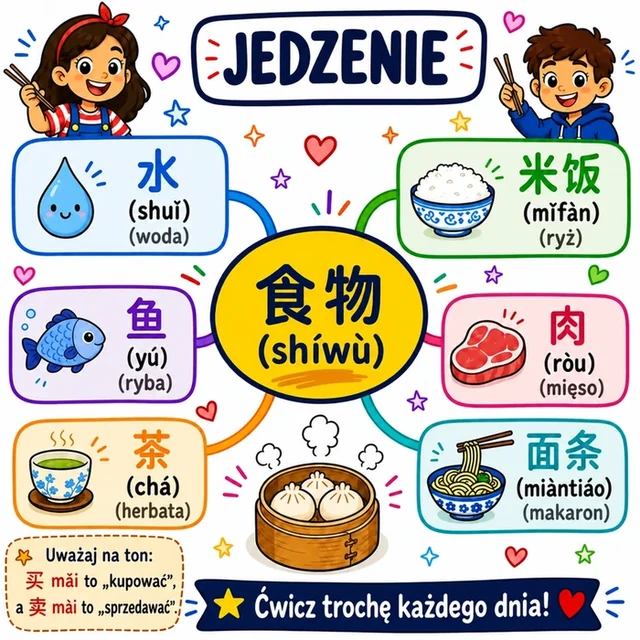 Mapa myśli: Jedzenie