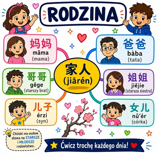 Mapa myśli: Rodzina