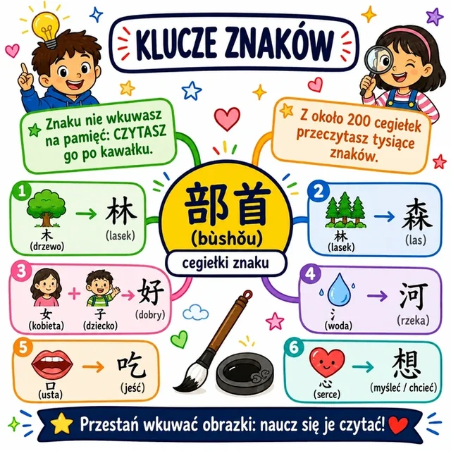 Mapa myśli: Klucze znaków